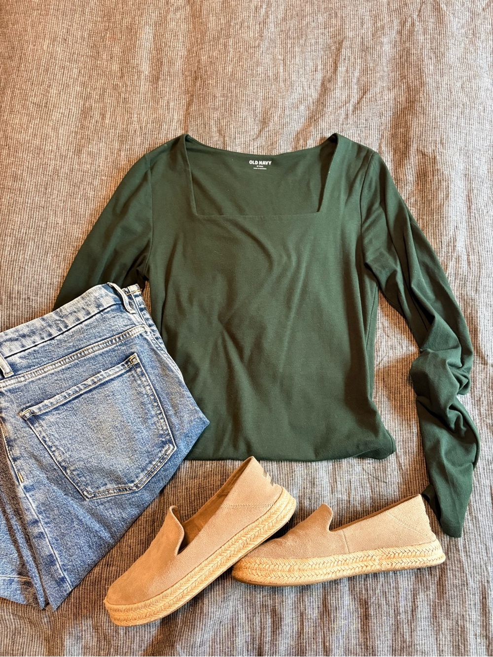 Green Long Sleeve Body Suit